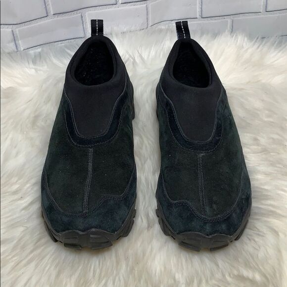 Merrell Yeti Black Suede Mocassins Sz 8 - Picture 3 of 7